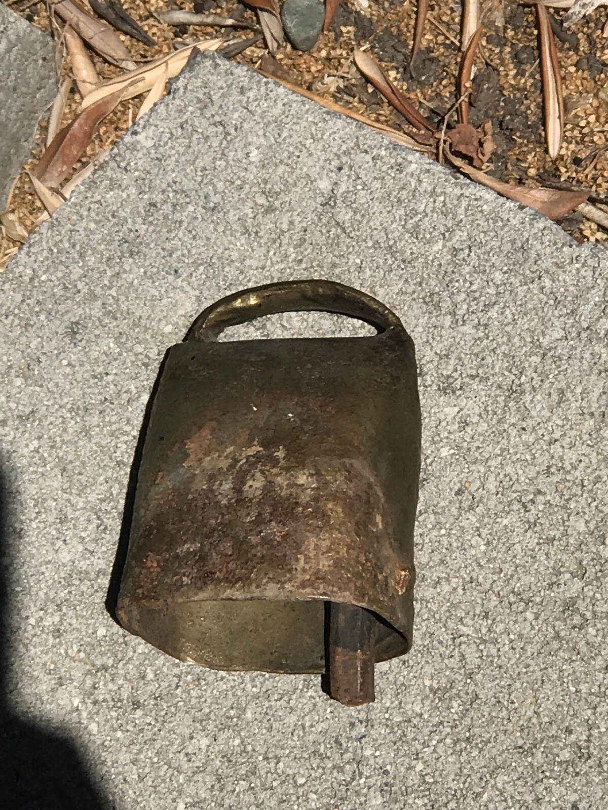 Antique Brass Goat Bell c. 1800's Handcrafted Century