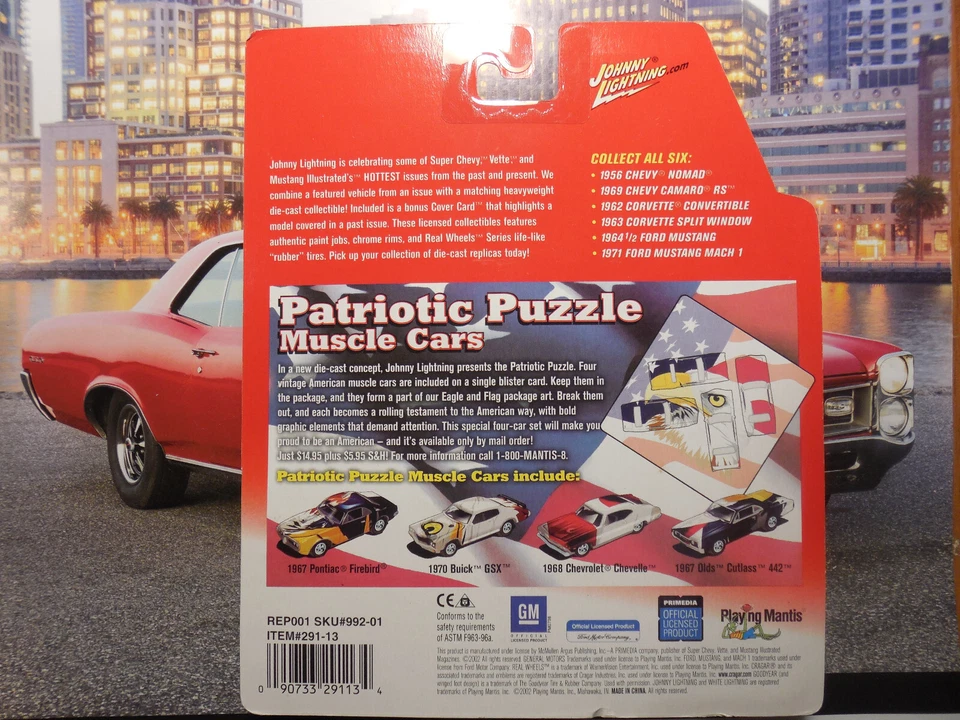 JOHNNY LIGHTNING PLATA SÓLIDA 63 VENTANA DIVIDIDA CHEVY CORVETTE RR VETTE ENVÍO GRATUITO Foto 3 de 3