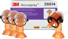 3M Accuspray Paint Spray Gun Nozzle Refills for PPS 2.0 26614 1.4 mm Orange