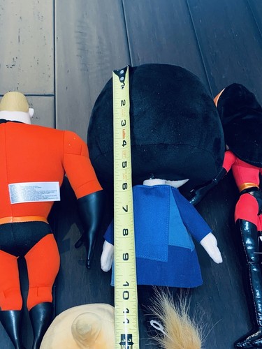 Disney Store Authentic The Incredibles Plush Lot Bob Edna Violent Jack Dash Doll - Picture 7 of 8