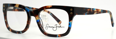 SEAN JOHN SJLO6025 215 Brown Blue Tortoise Unisex Eyeglasses 51-20-145 B:40 C