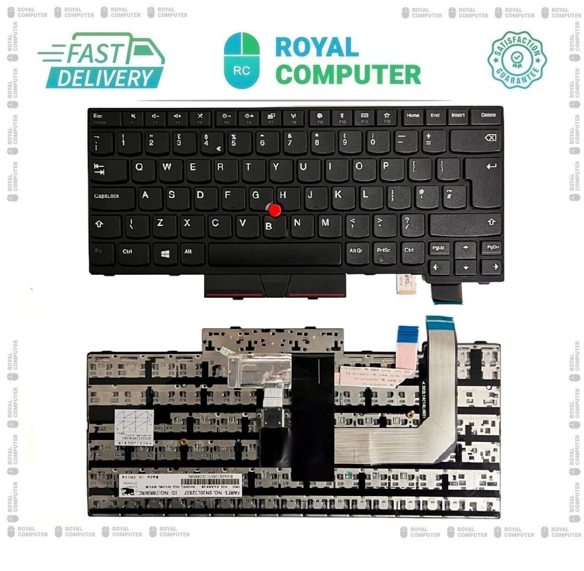 Lenovo T470 T480 UK Keyboard 01HX447 01HX487 01AX516 01HX527 