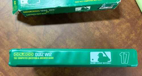 Vintage Coleco Quiz Wiz Cartridge/Quiz Book #17 1001 Questions on MLB Baseball - Picture 7 of 13