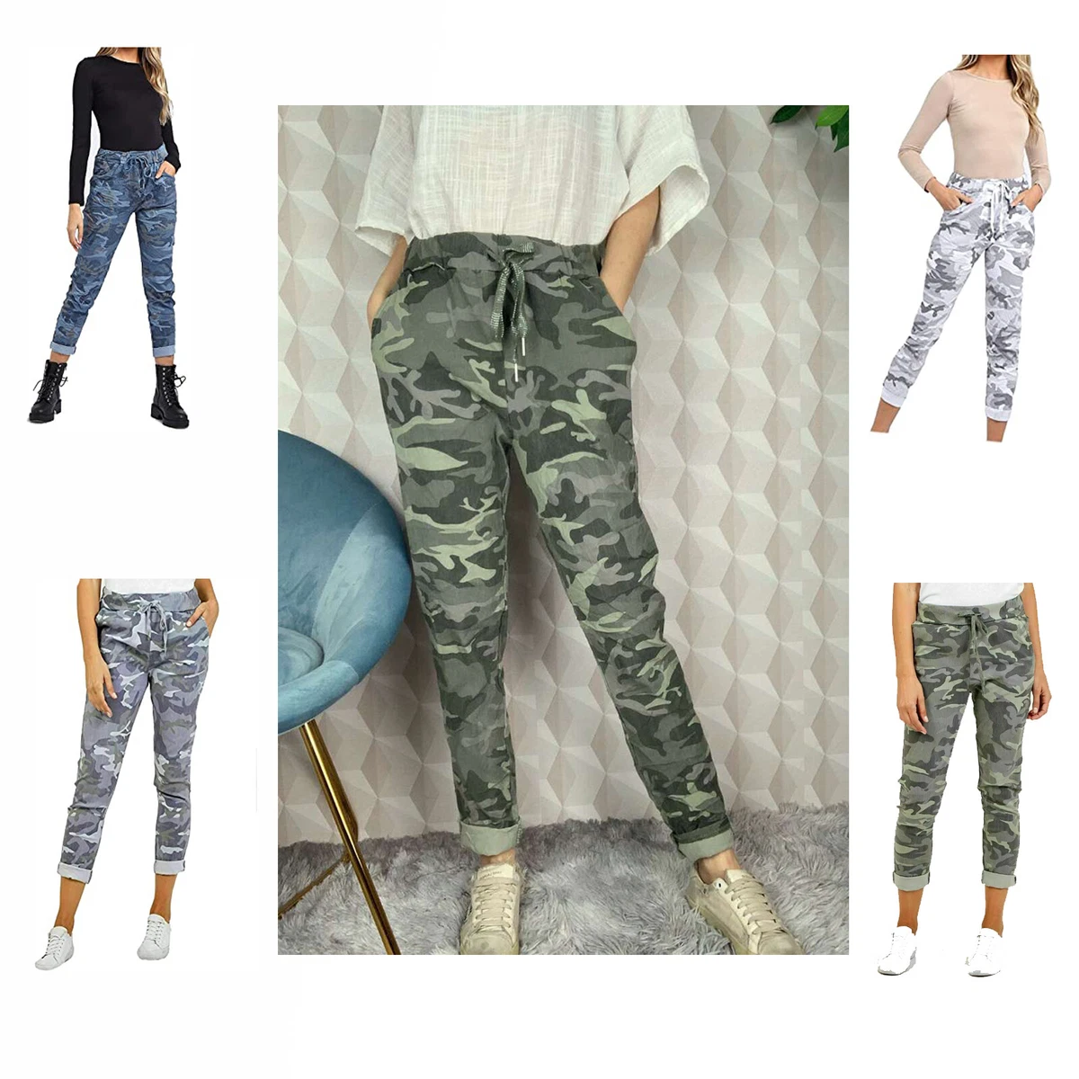 Camouflage joggers womens 2025