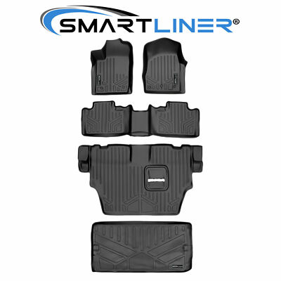 SMARTLINER Custom Fit Floor Mats Cargo Trunk Liner Set 2013-2016 Dodge Durango