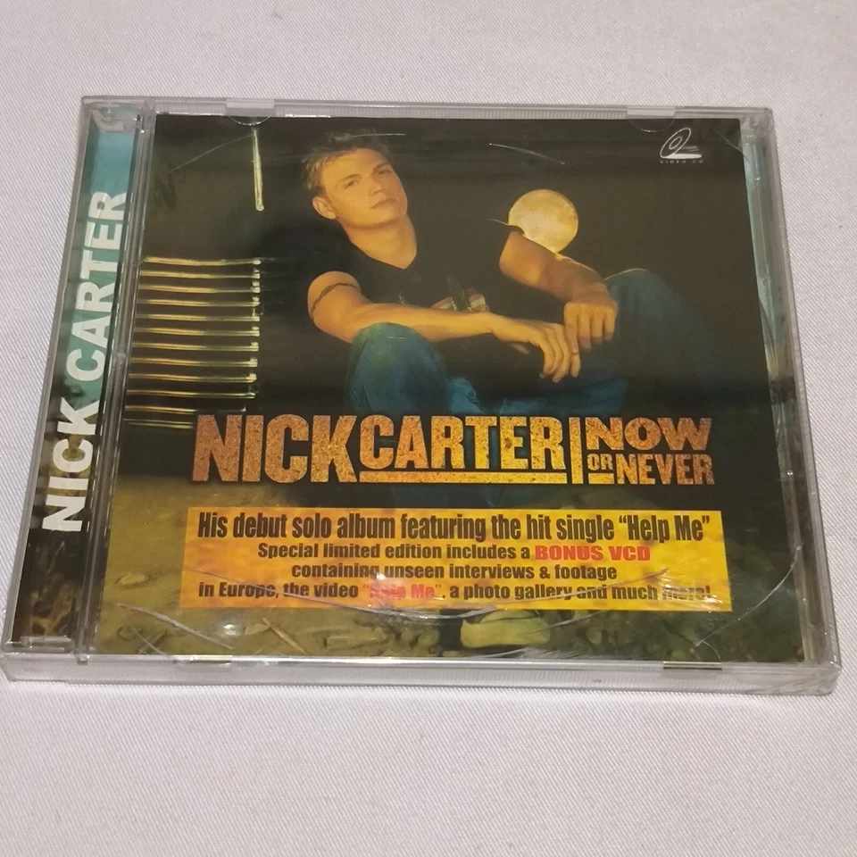 Nick Carter Backstreet Boys - Now or Never + BONUS VCD orgl indonesia tape new - Image 4 of 4