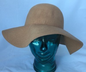 tan floppy hat