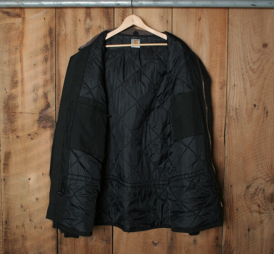 CARHARTT C55 'Arctic Extremes' Black Cordura Nylon Coat Sz. XXL