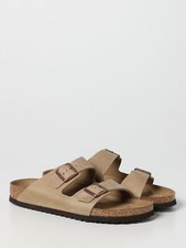 NIB Birkenstock Arizona Soft Foot Bed Slide Sandal in Tobacco 552813 Narrow
