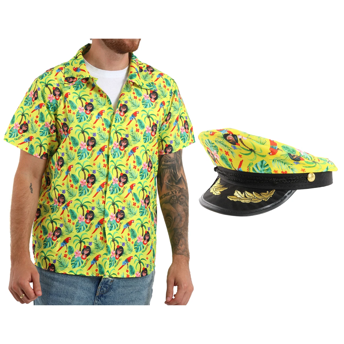 yellow tropical shirt