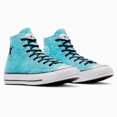 Converse×Stussy CT70 Converse x Stussy Chuck 70 High Top Sneakers 'Sky Blue' - A07663C