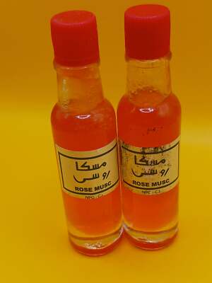 Rose musk perfume/2 bottles