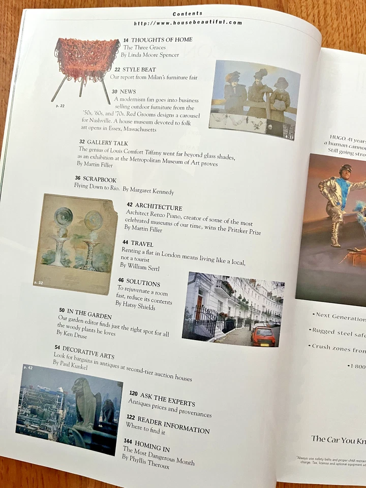 House Beautiful 1998 Lot of 2 Max Levy Vicente Wolf Stephen Shubel Bill Blass - Image 3 of 4