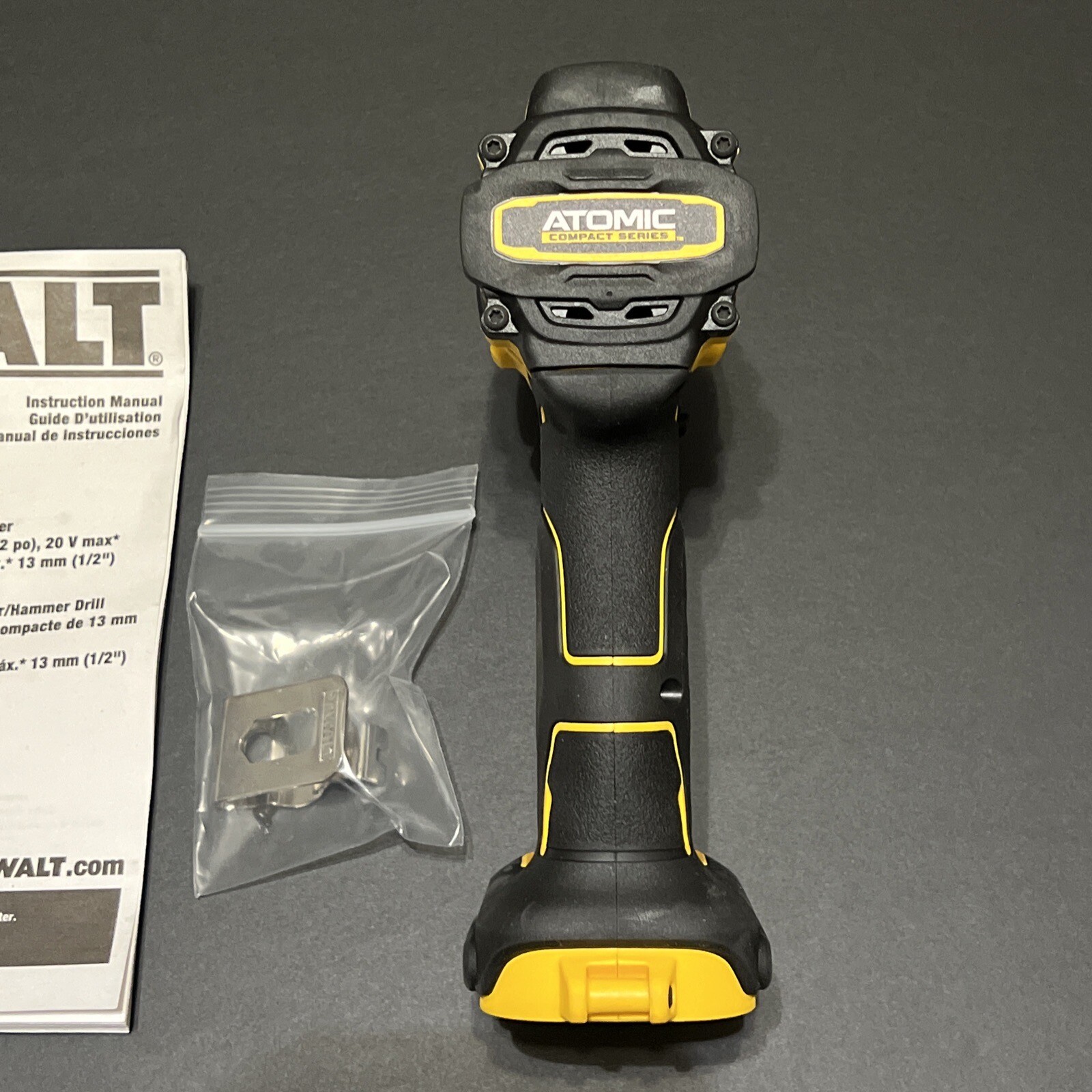 New DEWALT DCD794 Atomic Compact 20V MAX Cordless 1/2" Drill/Driver (Tool Only)