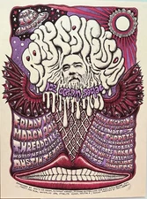 Roky Erickson Ice Cream Social, 2018 Chicago Signed by Mishka Westell