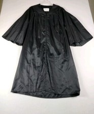 Jostens Graduation Gown 6'1 6'2 Black Bachelor's College Academics School
