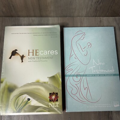 New Testament Bundle of 2 - NLT + Common English Incl Psalms & Proverbs