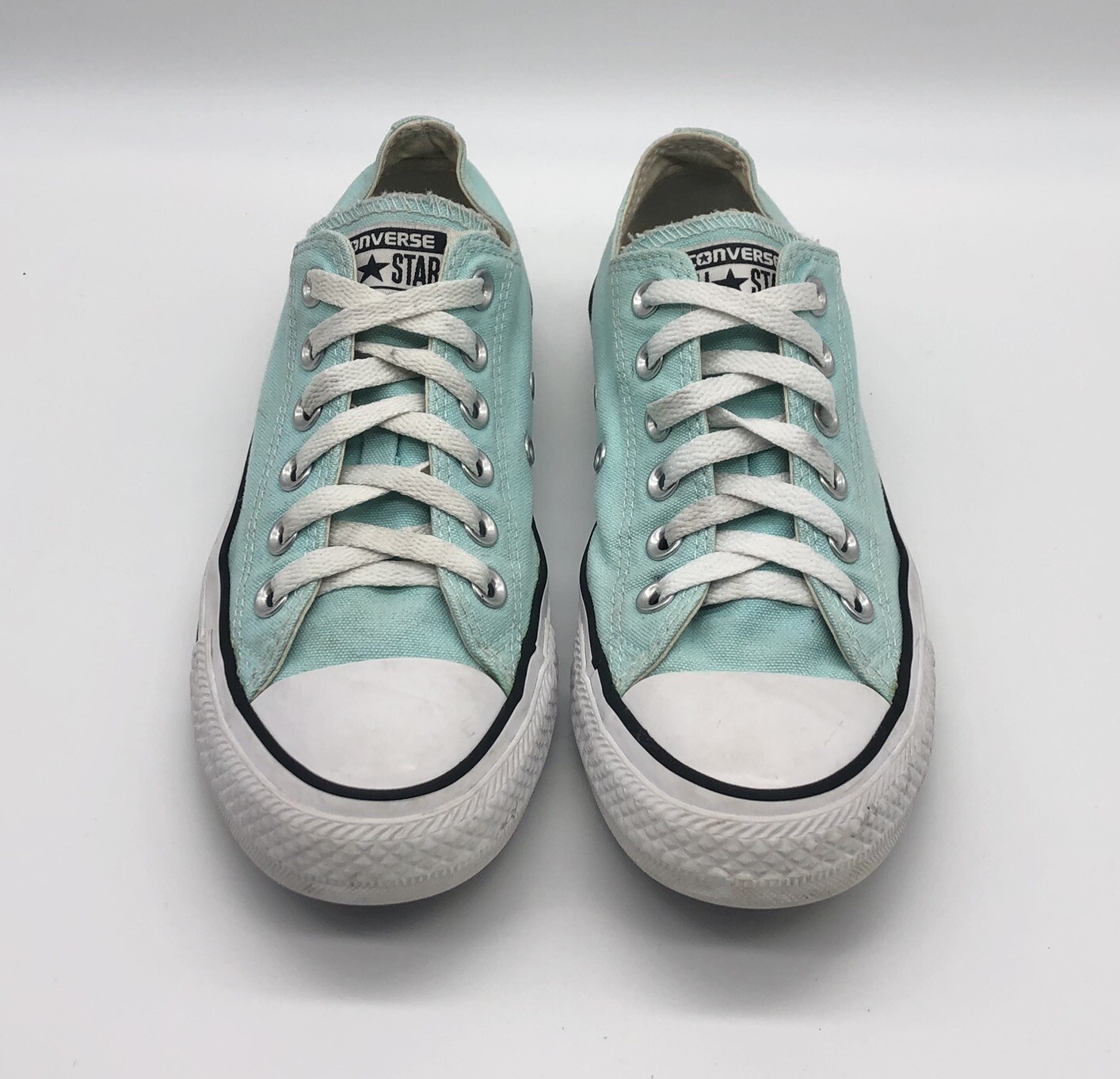 Converse Chuck Taylor All Star Low Top Sneakers in Aruba Blue - Women's 7 Men's 5