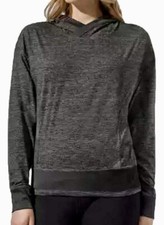 New Mondetta Women s Performance Luxury Ultra Soft Hoodie Small S Charcoal