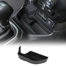 Central Gear Shift Console Storage Box Organizer For Jeep Renegade 2015-17 Black