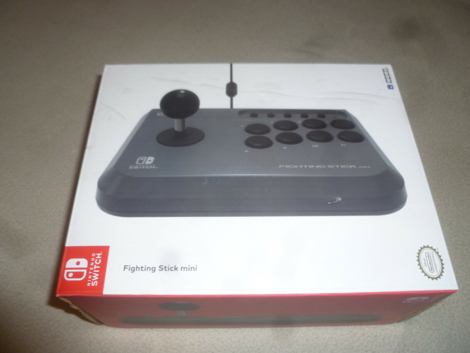 Hori Fighting Stick Mini in Gray - Nintendo Switch