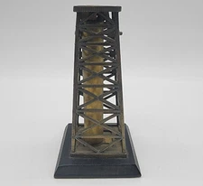 Oil Well Derrick Table Lighter, Metal, 1950's, Shields Brand