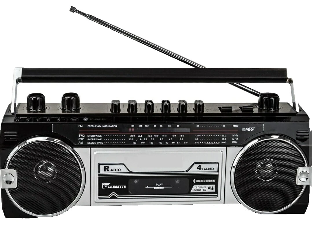 Black Portable Stereos & Boomboxes