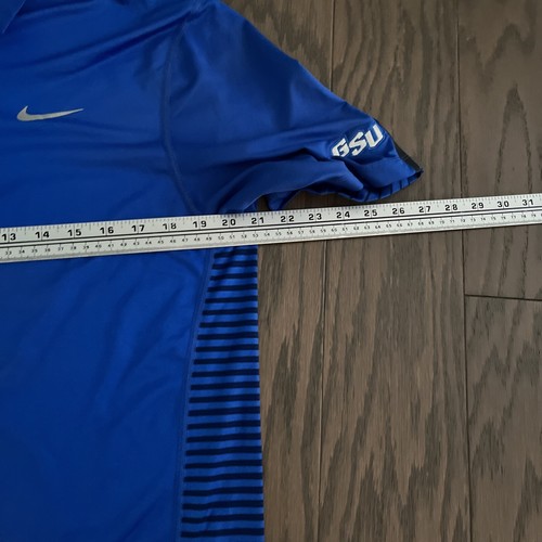 Nike Tiger Woods Polo TW Engineered Golf Wicking Georgia State Panthers Small S - Picture 11 of 12