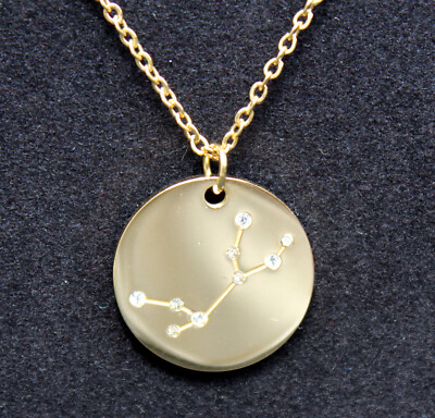 Kinsley Armelle Zodiac Collection Gold Virgo Necklace August 23- September 22