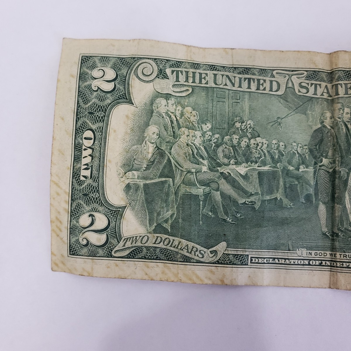 1976 Two Dollar Bill $2 note Low Serial Number J03307036 A