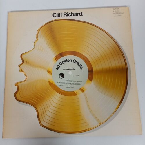Cliff Richard 40 Golden Greats 2LP Vinyl - Picture 2 of 11