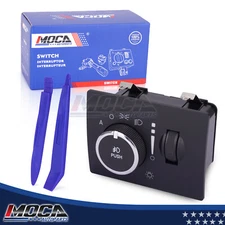 MOCA Headlight Switch for 14-22 Jeep Grand Cherokee 3.6L 6.4L V6 V8 HLS1708 