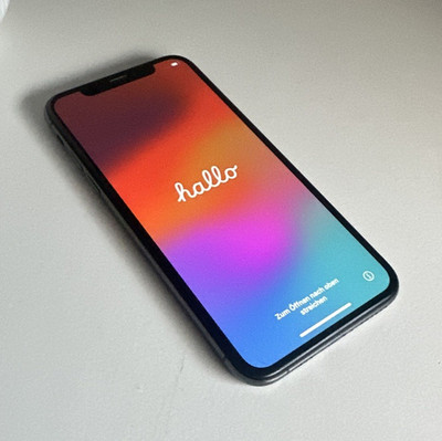 Apple iPhone XS Smartphone 64 GB Schwarz iOS Slate Design