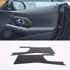 For Toyota GR Supra A90 MK5 2019+ Carbon Fiber Interior Door Panel Cover Sticker