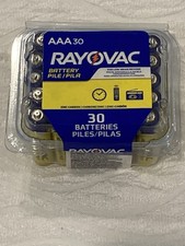 Rayovac High Energy AAA Batteries Zinc Carbon 30 Count For Low Drain Devises NEW