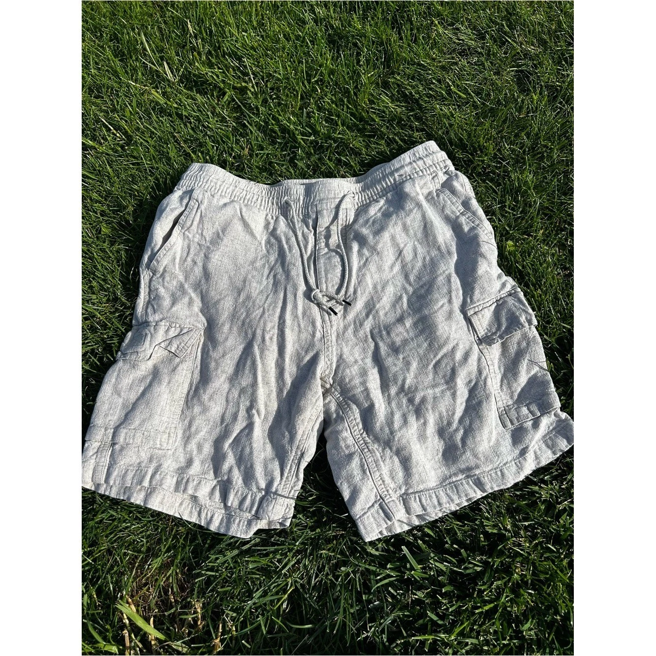 Men's Kenneth Cole New York cargo linen blend Lightweight Shorts
Opens in a new window or tab