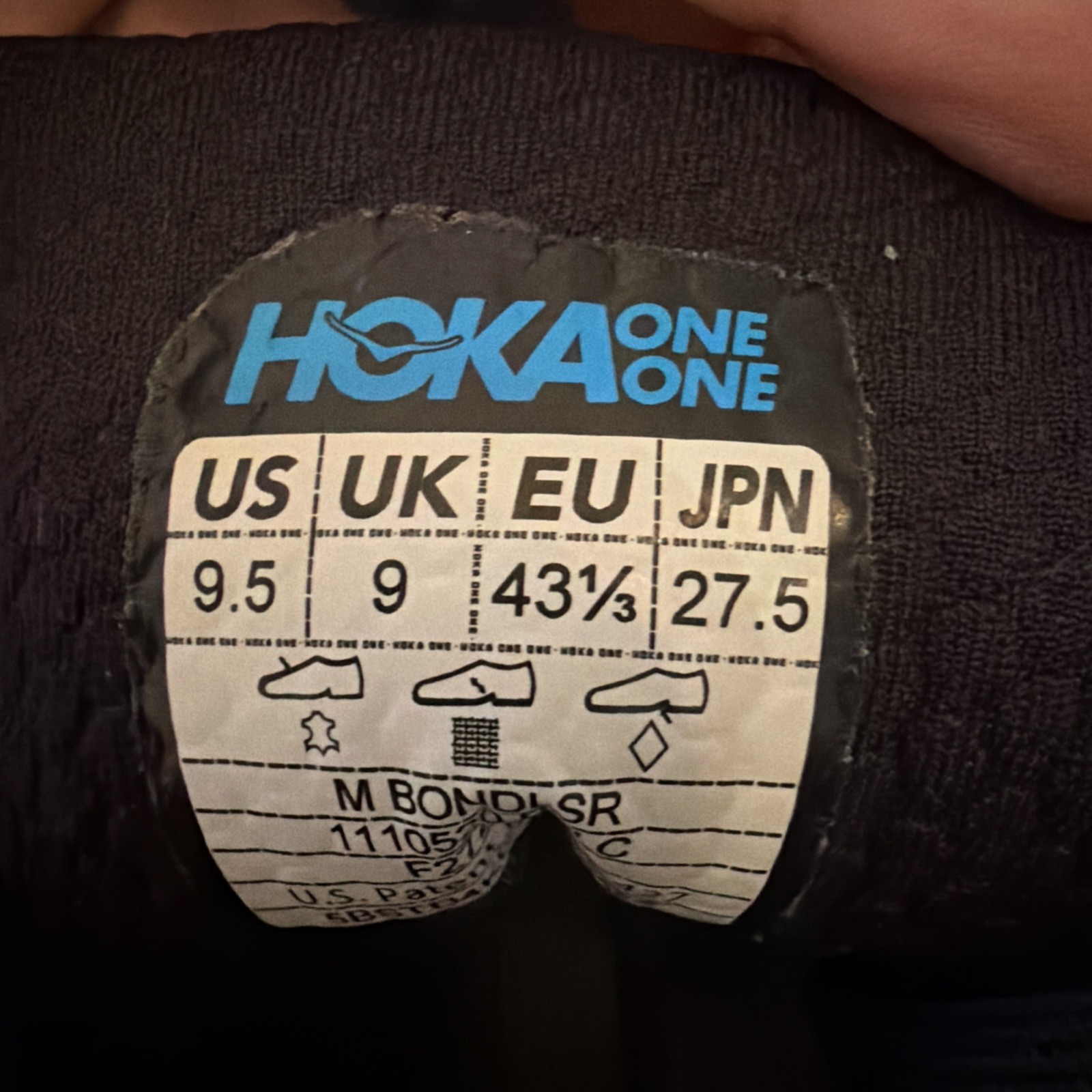 Hoka One One Bondi SR Men’s Shoes Size 9.5 Black Slip Resistant Work Nurse thumbnail 8