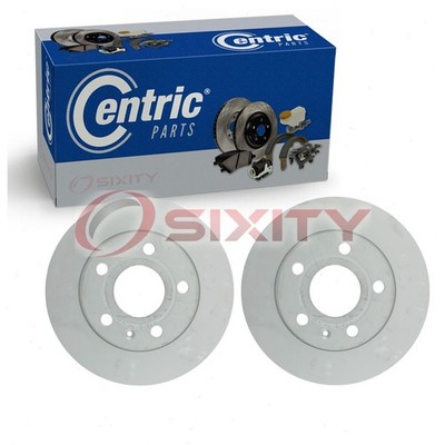 2 pc Centric Rear Disc Brake Rotors for 2015-2020 Volkswagen e-Golf Braking xh