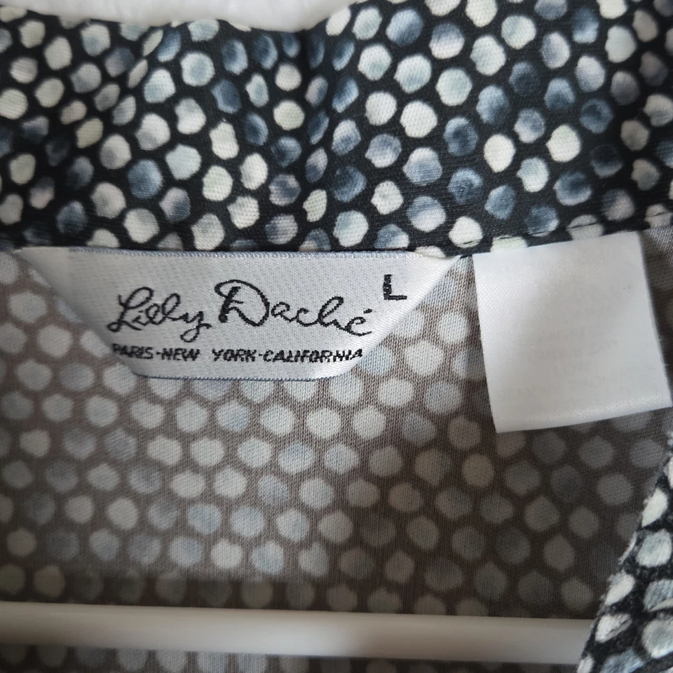 Polo vintage años 70 Lilly Daché para hombre patrón geométrico mod manga corta Foto 3 de 4