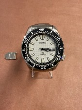 Fully Custom Seiko Nh 35 Mod Watch Silver/Grey Desert, Dial, Automatic 40mm