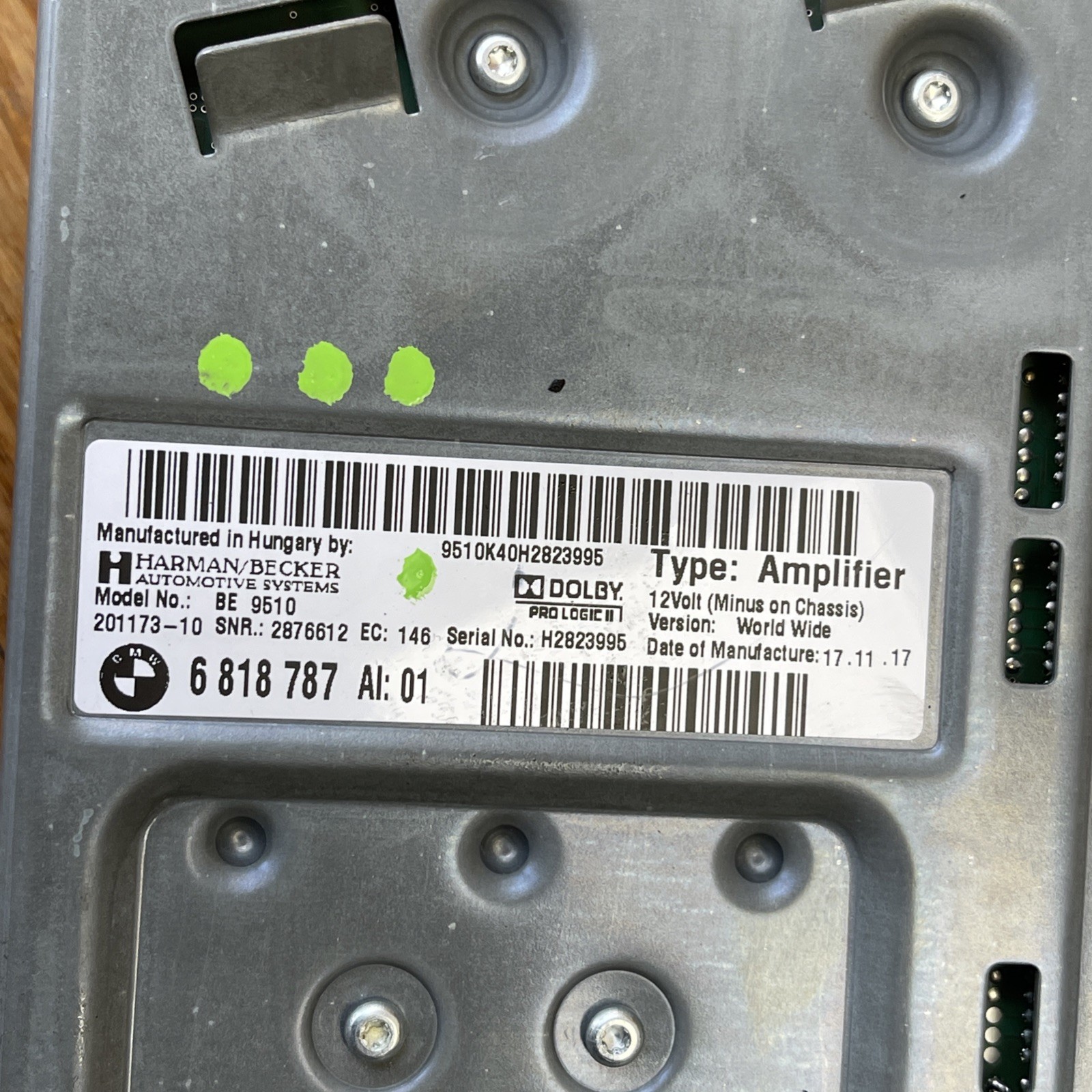 Rolls-Royce Dawn 2017-2023 Amplifier P/N 65126818787