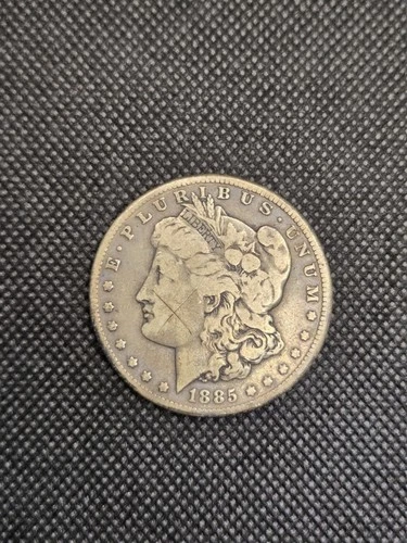 1885 S Morgan Silver Dollar $1 VG