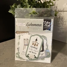 Echo Park Cardstock Ephemera-Icons, Wedding Bells