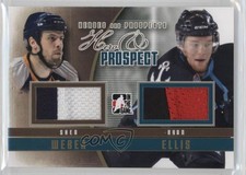 2011 ITG Heroes and Prospects Hero & Prospect Gold /10 Shea Weber Ryan Ellis 2d8