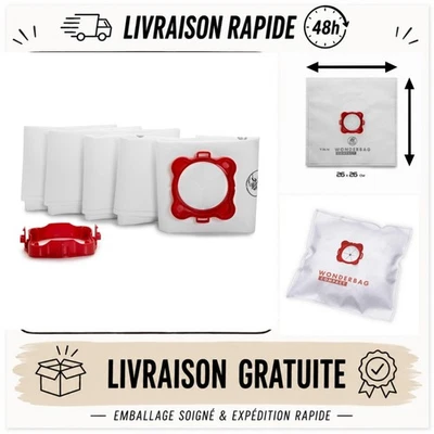 Rowenta Lot de 5 sacs Wonderbag pour aspirateurs traineaux compacts - Photo 1/4
