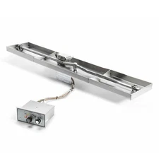 HPC Fire Flame Sensing 25x8-Inch Natural Gas Fire Pit Kit, 24-Inch Burner