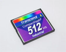Transcend 128/256/512MB/1GB CF Type I Card Industrial Grade Memory
