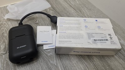 ELEGRP PQR20 Smart Wi-Fi Outdoor Plug 2 Individual Sockets Waterproof IP66 Flaw