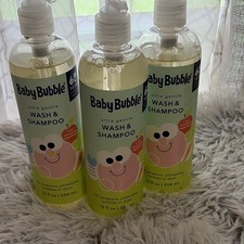 Baby Bubble Ultra Gentle Wash  Shampoo, 12 fl oz 354 mL Pump Bottle