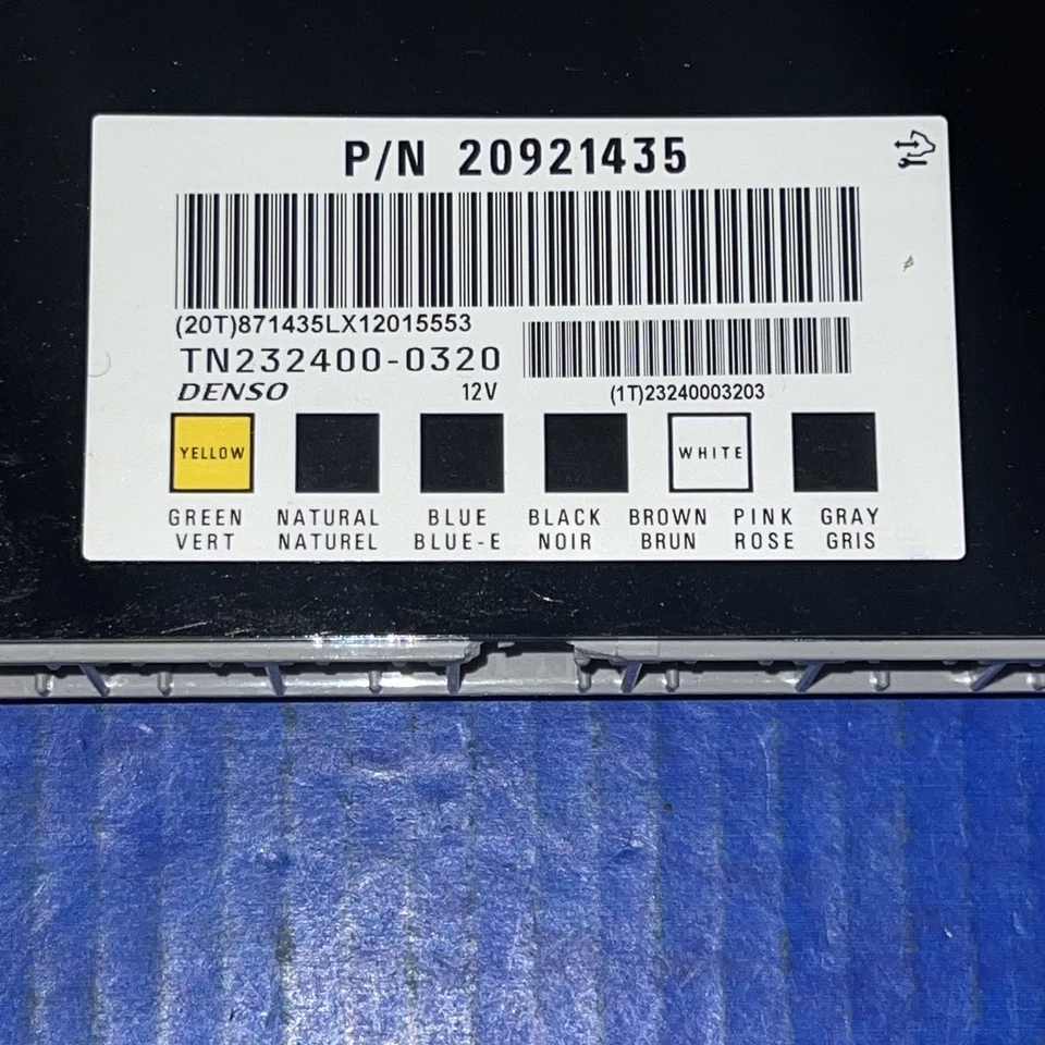 2007-14 GM Escalade Body Control Module Programmed To Your VIN BCM 20921435 - Image 2 of 2